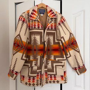 Vintage men's blanket coat by Pendleton